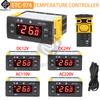 ETC-974 Контроллер температуры DC12V 24V AC110-220V Цифровой термостат Микрокомпьютерный термометр Терморегулятор -50~110 NTC