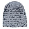 Women's Knit Cap Goth Bonnet Head Wrap Men's Hat Nightcap Hip Hop Beanies