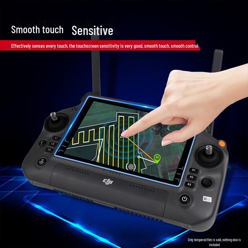 QISYKER Tempered Glass Screen Protector for DJI RC Plus/T40/M30 Remote Controllers