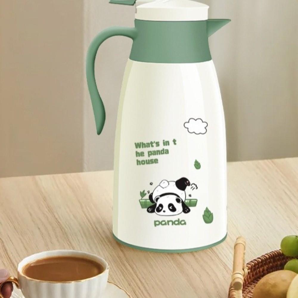 Leak Proof Thermos Bottle Glass Inner Liner Vacuum Flask Safe Insulated Kettle Household