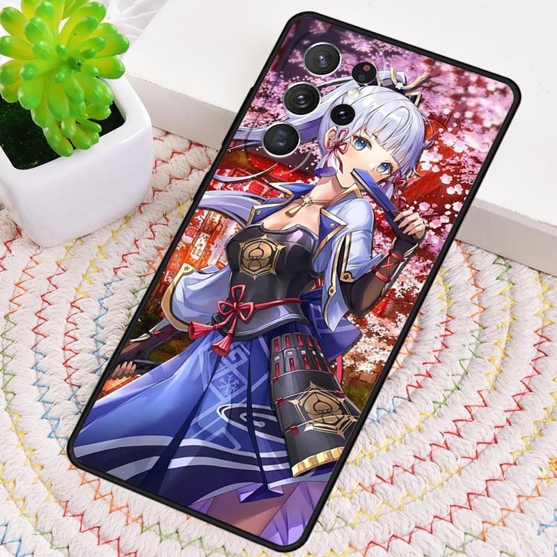 Чехол для телефона Genshin Impact Kamisato Ayaka из силикона для Samsung Galaxy note 10 pro S26 S24 S23 S22 S21 Plus S25Ultra Capa Cover