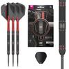 Target Darts Scope Steel Tip Swiss Point Tungsten Dart Barrel Steel Tip Dart Red Black Professional Dart Set with Swiss Points Tools Darts, 90% Set,