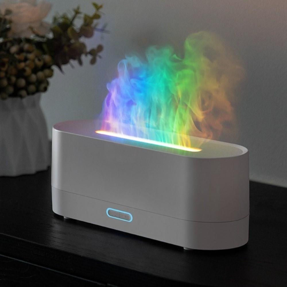 160mL Capacity Smart Aroma Diffuser RGB Flame Ultrasonic Mist Maker Aromatherapy
