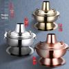 Drui'en 304 Stainless Steel Beijing-Style Electric & Charcoal Dual-Use Mandarin Duck Hot Pot