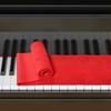 Piano Keyboard Anti-Dust Cover Flannel Key Cover Cloth 88 Keys Protective Dust Cover for Electronic Keyboard Digital Piano