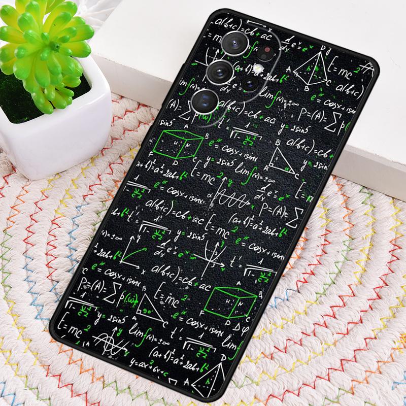 Чехол для телефона с формулами по науке, математике, физике для Samsung Galaxy note 10 pro S26 S25 S24 S23 S22 Ultra Plus S21 FE S20