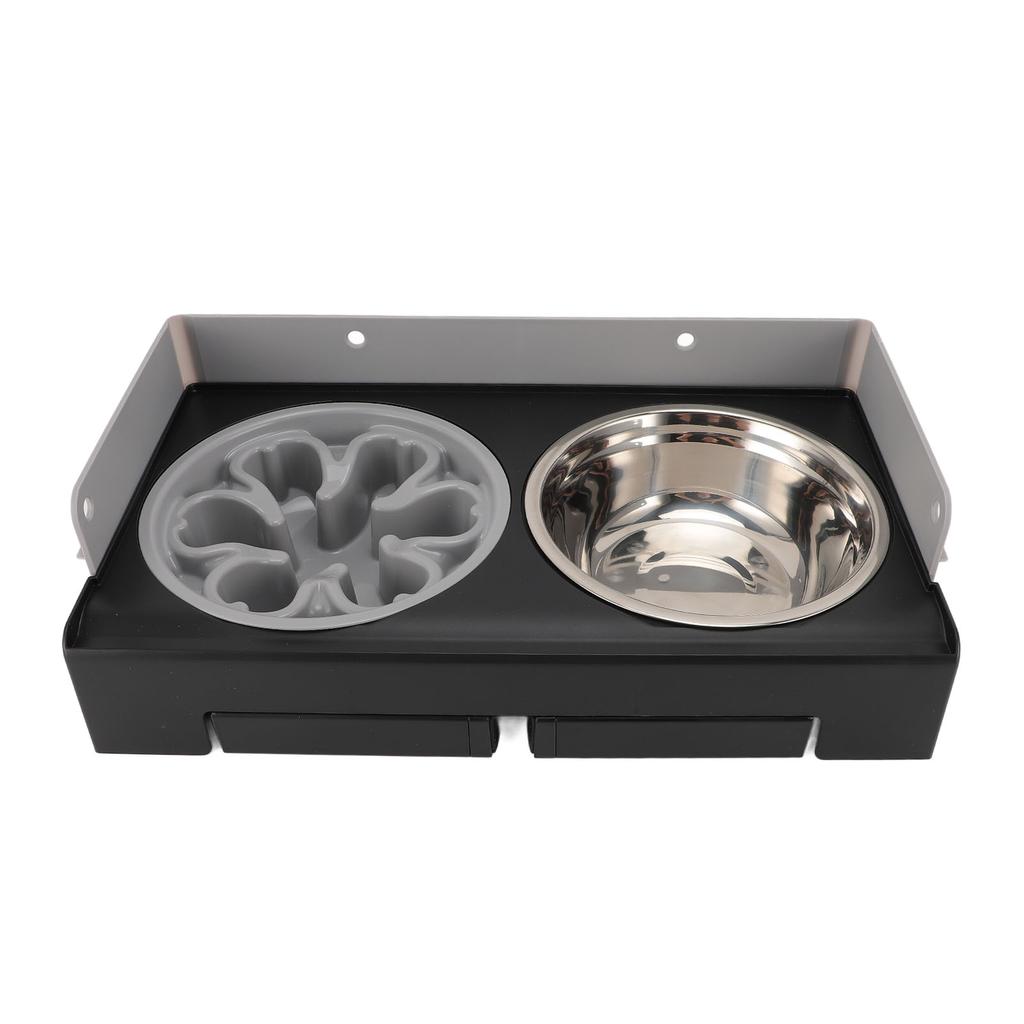 Поднятые миски для собак, устойчивые к загрязнениям, регулируемая подставка для мисок для собак, защита шеи, нескользящая кормушка для собак