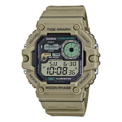 CASIO Морские спортивные цифровые часы WS-1700H-5AVDF