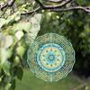 10 Inch Hanging Wind Spinner Bohemian Style Decor with 360 Degree Rotating Hook for Garden Balcony Yard Summer Spring Outdoor Decoration Gift