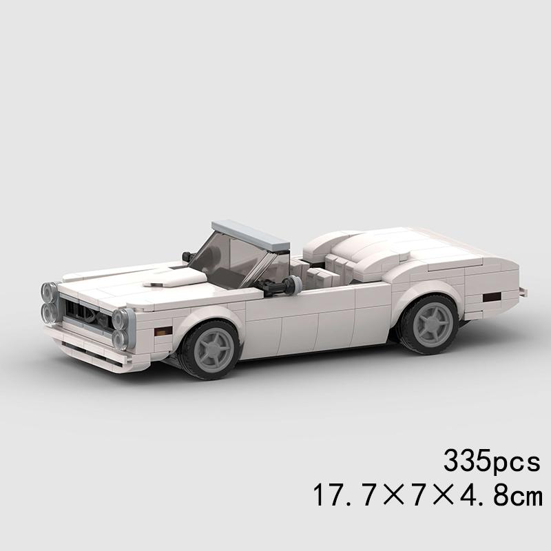 Городской MOC Скоростной Пикап Полицейская машина GT Гонки Спорт Модель Строительный Блок Супер Гонка F1 Техническое Транспортное средство кирпич Рождественский Подарок Игрушка