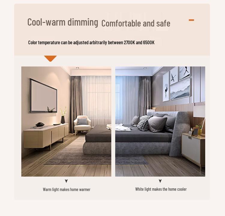 Dimmable & Color Adjustable Voice-Controlled Anti-Glare Smart Downlight with Tuya WiFi & Bluetooth