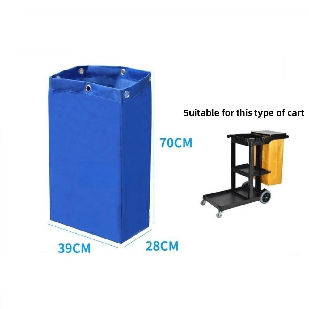 Waterproof Janitorial Cart Bag Cleaning Cart Trash Bag for Hotel Motel and Cleaning Service Carts