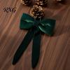 Velvet Bows for Holiday Decor Bow Christmas Decoration, Soft Plush Xmas Tree Home Furnishing Accessories Ornament DIY Wall, Mirror, Wreath,
