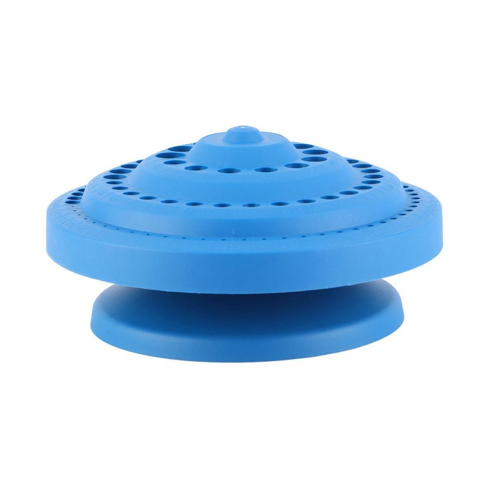 Round Shape Drill Bit Organizer Stand 1-13mm Diameter Drill Bit Storage Box  Household Use
