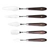 Professional Cake Decorating Spatulas Stainless Steel Spatulas Wooden Handle Baking Tool for Chocolate Fondant Art