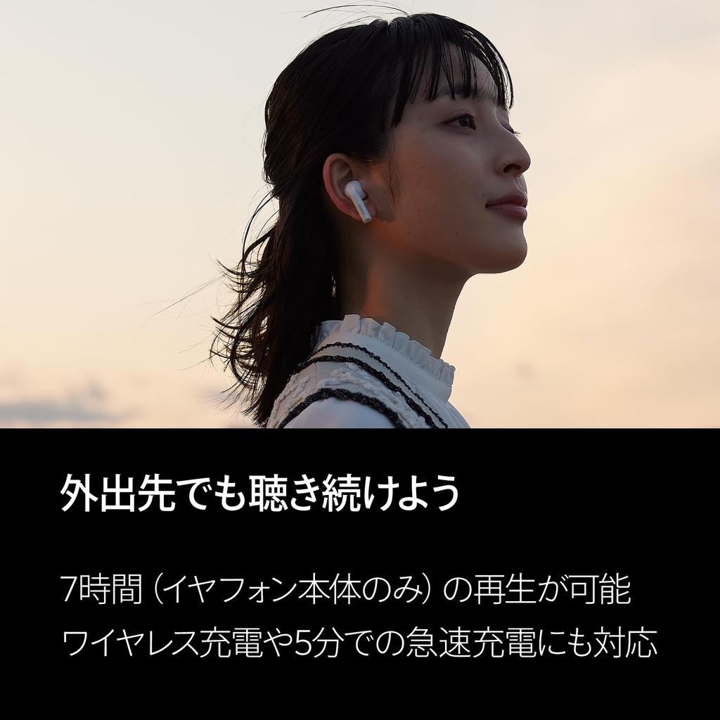 Denon AHC500W Беспроводные наушники Зарядка USB-C Черные