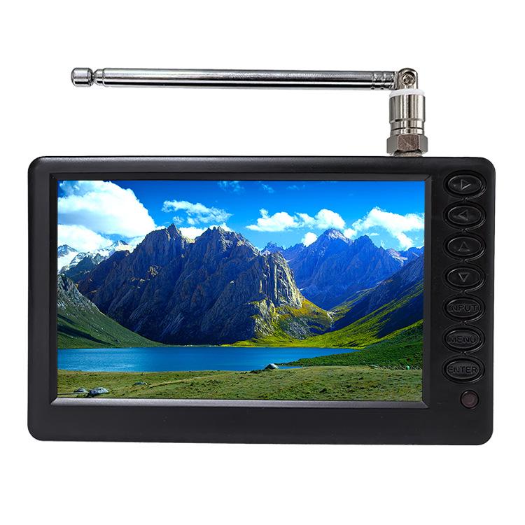 5-Inch Portable Ultra-Thin LCD TV for Home and Car Use