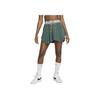 X Naomi Osaka Collaboration, однотонная кружевная плиссированная асимметричная спортивная повседневная юбка, женские юбки цвета ели и зеленого DX1843-309