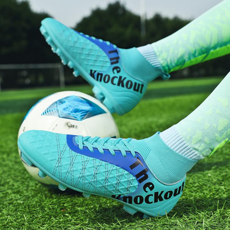 31-48 унисекс футбольные бутсы с длинными ногтями мужские/женские высокоэластичные носки тренировочные художественные детские футбольные бутсы Grassland