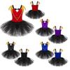 Kids Girls' Christmas Halloween Party Sparkly Circus Ring's Master Inspired Princess Tutu Dress Dance Costume