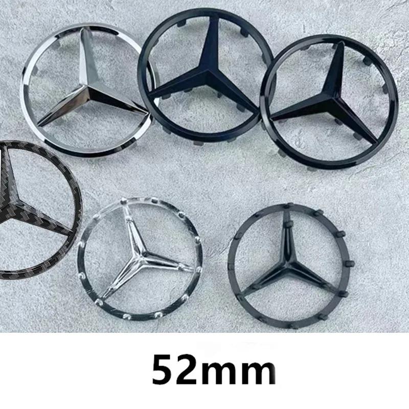 NGR2 52/57mm ABS Car Steering Wheel Emblem Sticker Accessories Mercedes Benz AMG GLC CLA GLK W166 W203 W206 W246 W176 W177 W205
