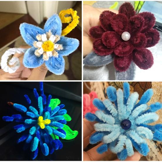 200 шт. Разноцветные синельные проволоки для чистки трубок для DIY художественных и ремесленных проектов