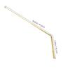 TOYMYTOY Shunron Ruler, Portable Dowsing Rod, Foldable, for Everyday Use, Heavy-Duty Water Divination Pole, Brass, Golden