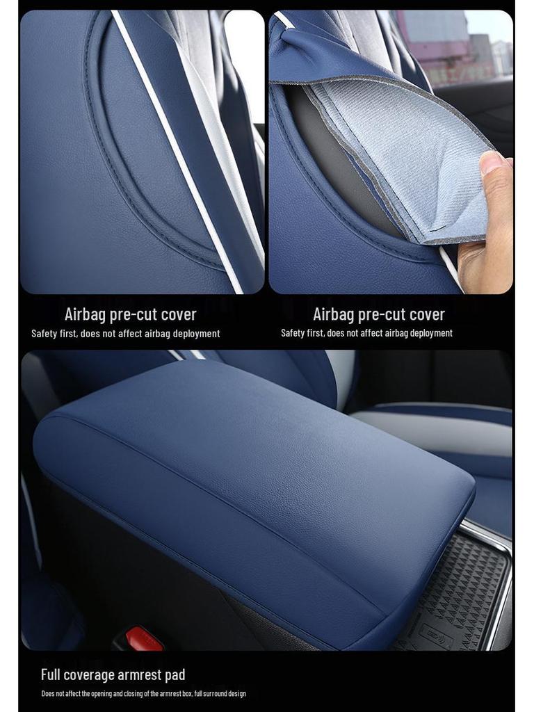 Кожаный чехол на сиденье автомобиля Venucia Big V с полной защитой - Подходит для любого сезона