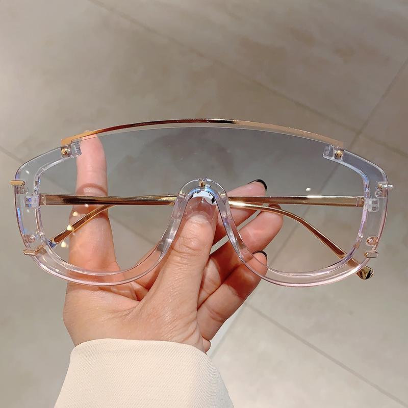 Y2k Stylish Women Sunglasses Fashion Gradient Outdoor Sports Shades Trendy Luxury Brand Design Futuristic Men Sun Glasses