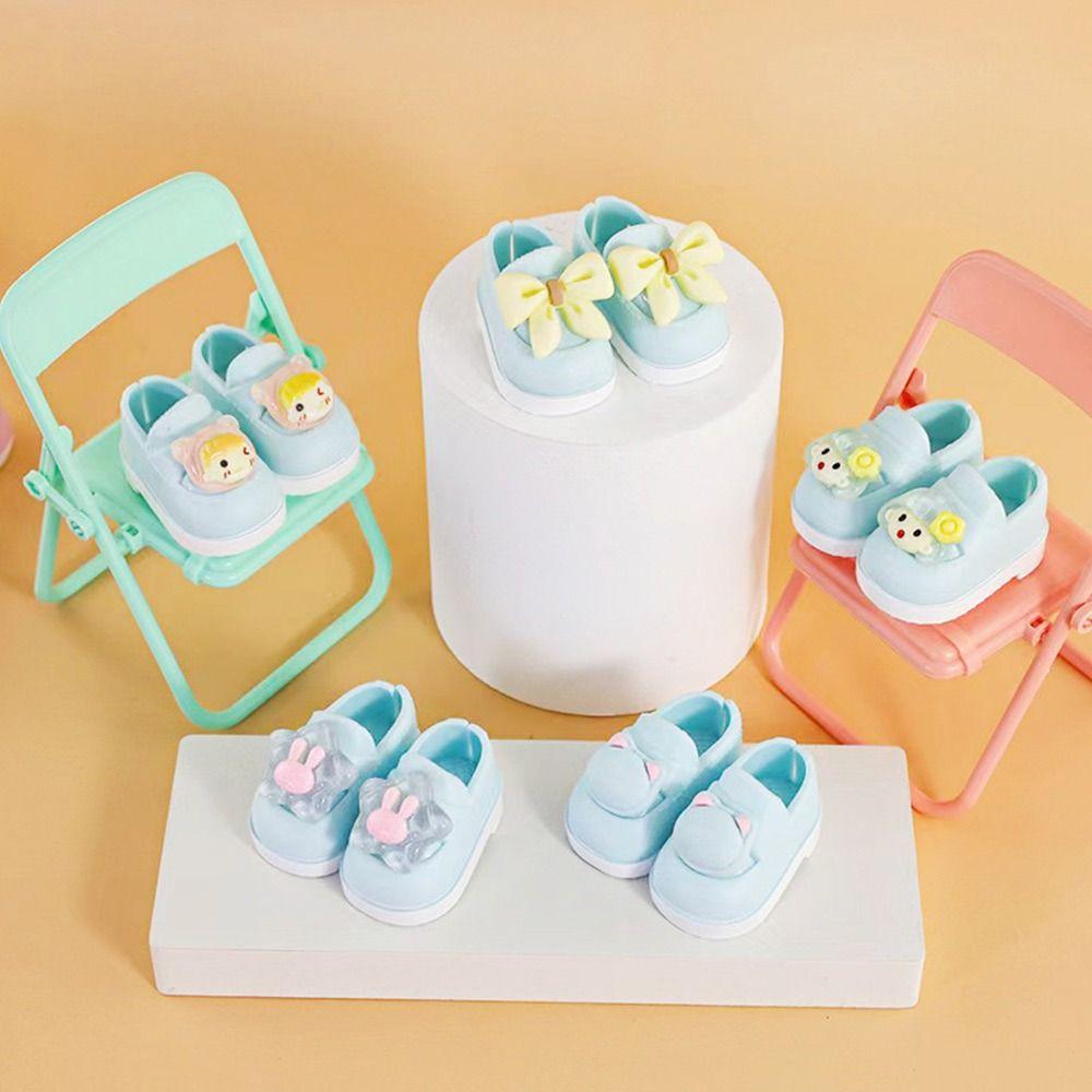 Мини-туфли ручной работы из ПВХ 4 см. Туфли для мультяшных кукол. Подарки на день рождения.