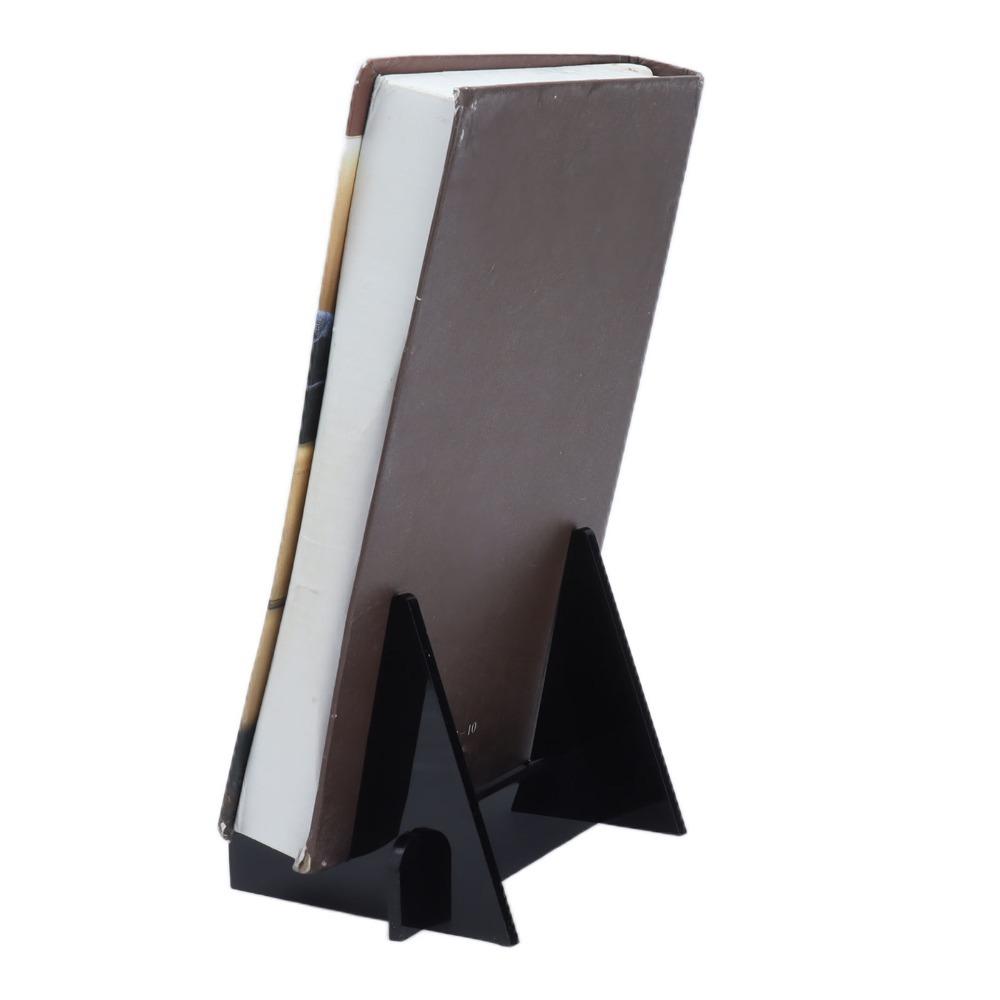 Acrylic Acrylic Book Display Stand Adjustable Bookrack Portable Bookshelf Office Desks