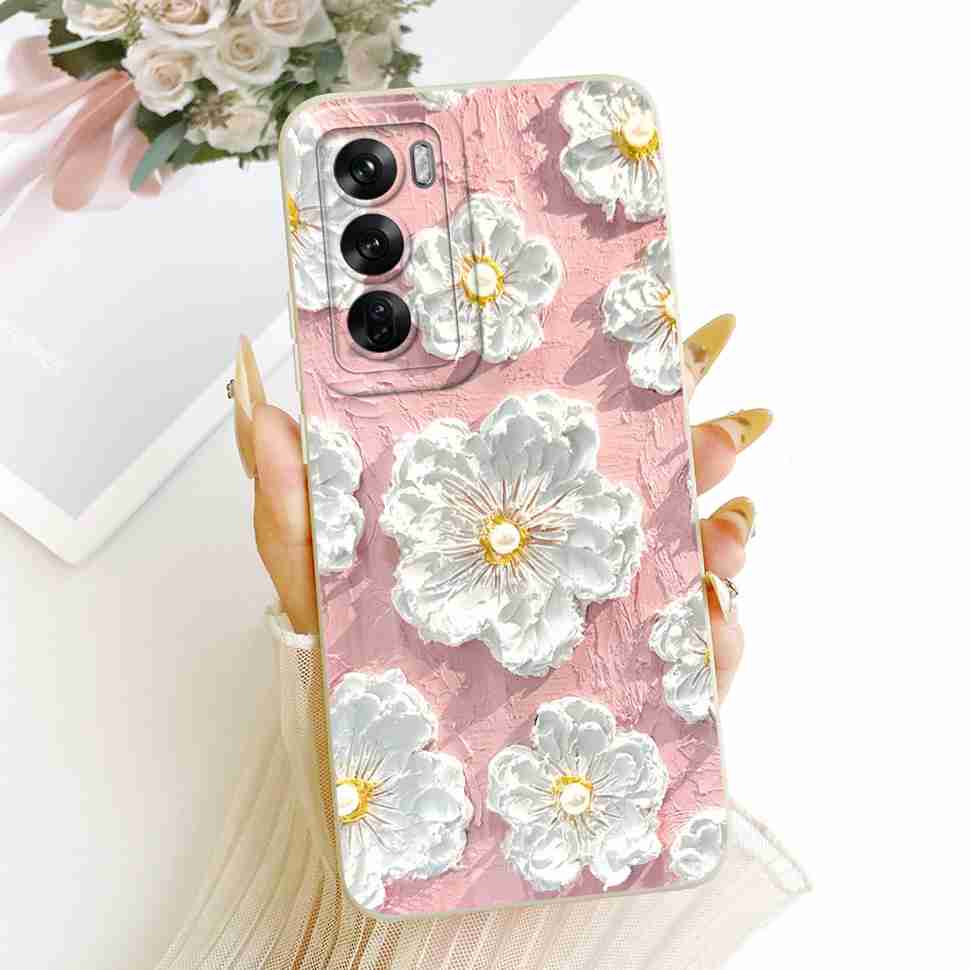 Чехол для Oppo Reno12 Pro 5G CPH2629 Новый модный painted чехол Мягкий чехол для телефона Для Oppo Reno 12 Reno12 Pro Задняя крышка Coque