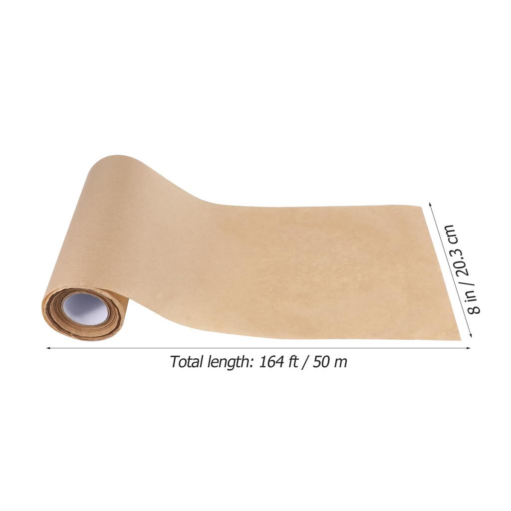 EXCEART Крафт-бумага Упаковочная бумага Цветочная бумага Коричневая упаковочная бумага Рулон упаковочной бумаги Бумага для рукоделия Коммерческое использование Цветы для рукоделия 1 рулон