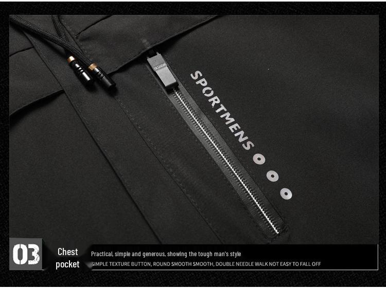 Зимняя мужская хлопковая куртка с капюшоном на флисовой подкладке для улицы: Повседневный и утолщенный дизайн из Японии и Южной Кореи.