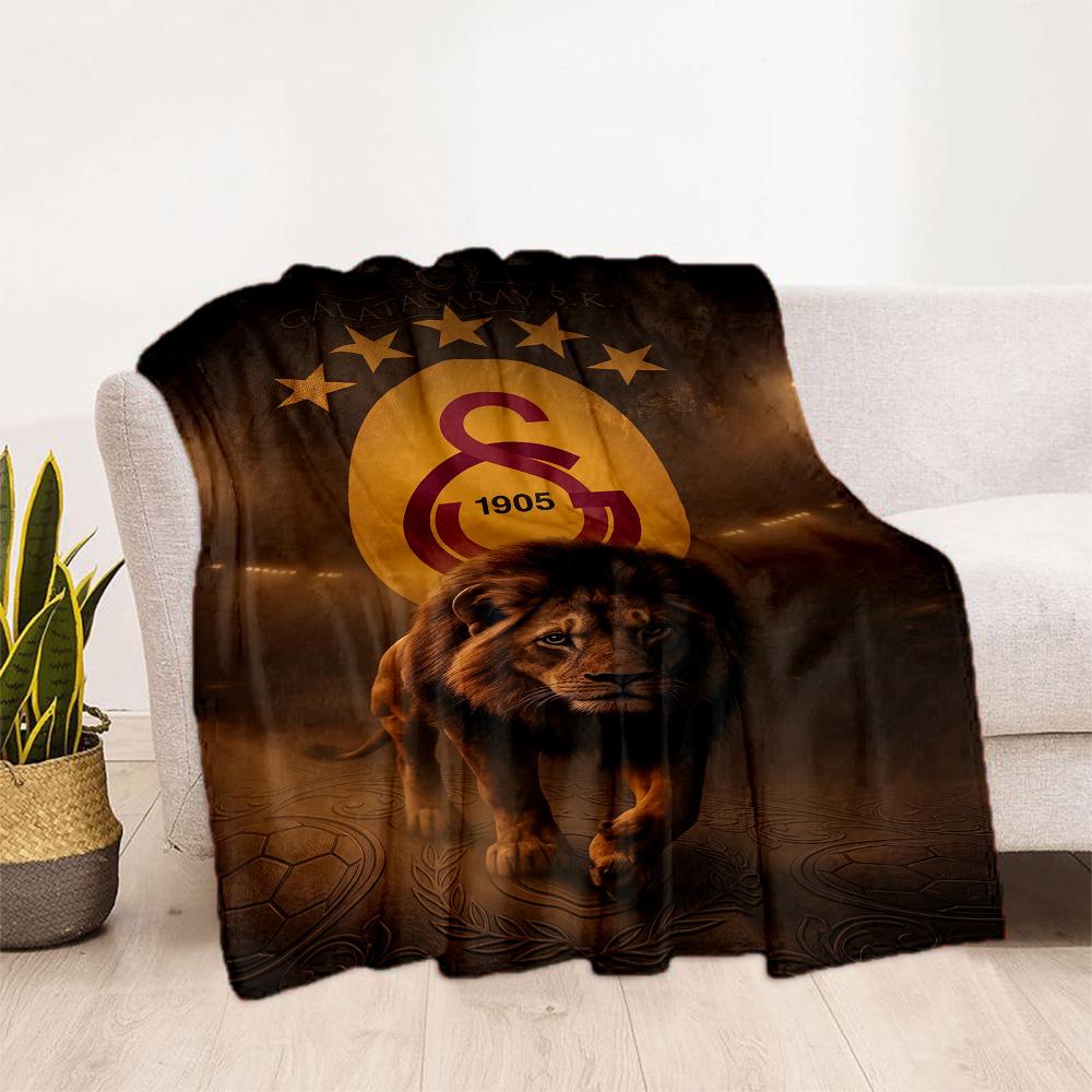 Galatasaray 220 Blanket Durable Comfort Suitable for Bedding Chair Couch Four Seasons Universal Digital Print