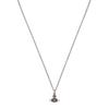 Vivienne Westwood Logo Design Brass Necklace Men necklace Silver 630203DL-02Q138