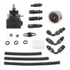 Universal Adjustable Fuel Pressure Regulator Oil 160psi 100psi Gauge AN6 AN 6 Fuel Pressure Regulator kit Fitting End colourful