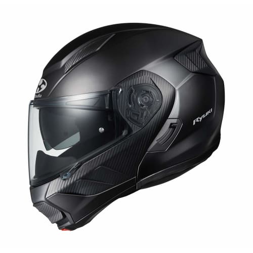 OGK KABUTO Motorcycle Helmet System RYUKI Flat Black (Size: L)