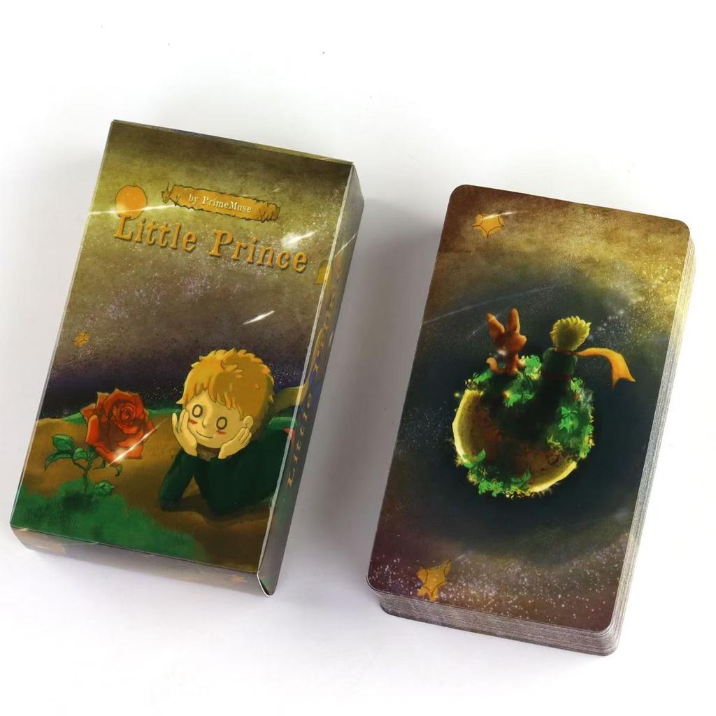 10,3*6 см Карты Таро Маленького Принца для начинающих 78 шт. Карты Портативный размер Дружественные милые иллюстрации для детей