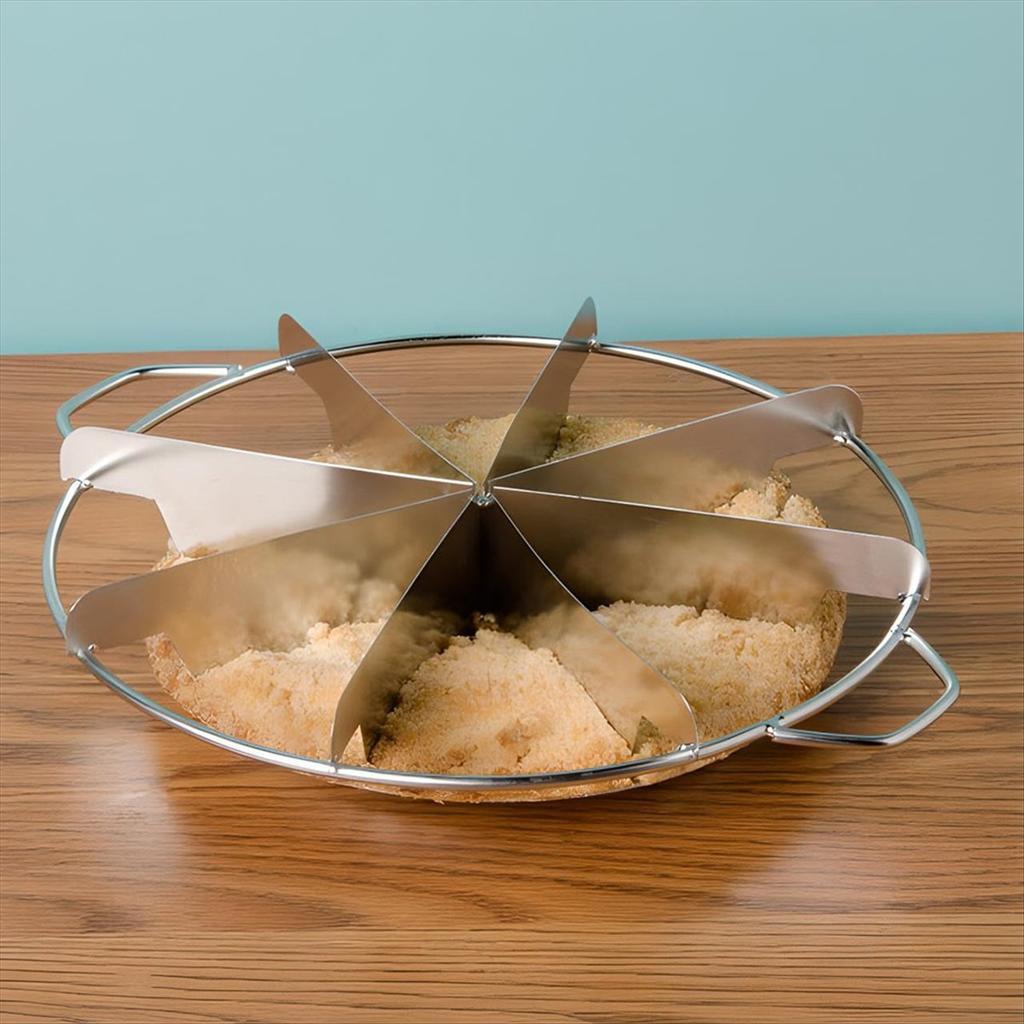 BHBL Stainless Steel Pie Cutter 8- Pie Cutter Creates Beautifully Uniform Slices of Pie