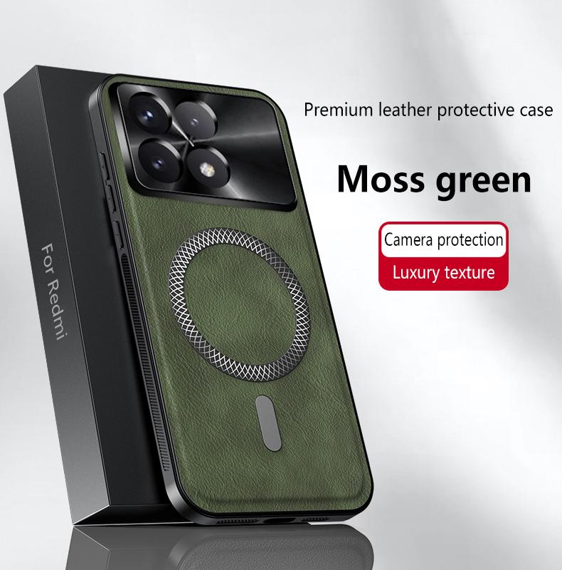 Для POCO X6 X6 Pro кожаный чехол-книжка с полной защитой, магнитный, водонепроницаемый, противоударный, с защитой от отпечатков пальцев