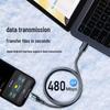 120 Вт Цифровой Дисплей Кабель для Передачи Данных для Huawei, Apple, Vivo, Oppo Быстрая Зарядка