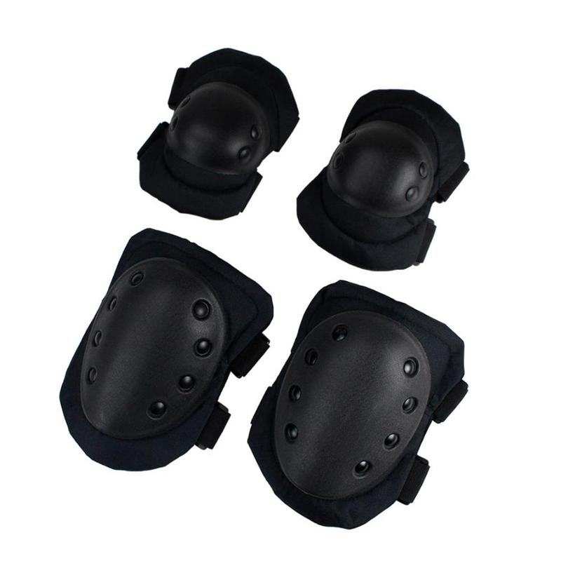 4 шт./лот, тактическая защитная накладка для взрослых, профессиональный комплект снаряжения, военные спортивные наколенники, налокотники и наколенники