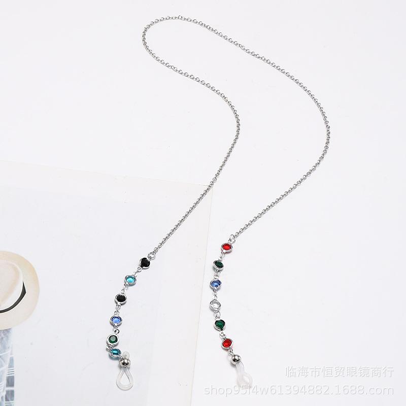 Цепочка для очков женская подвесная цепочка для глаз модная ретро-ювелирная цепочка для очков противоскользящие шнурки аксессуары подвесная цепочка аксессуары