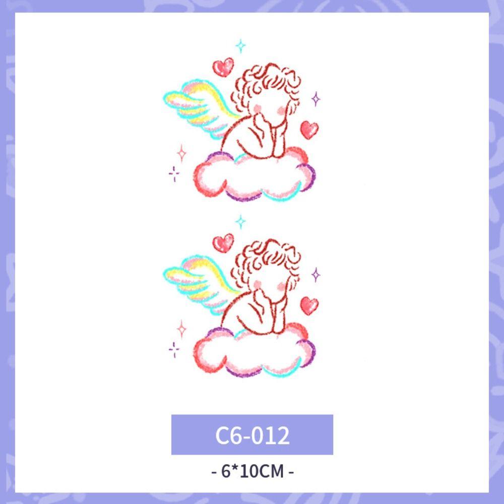 Временные татуировки, татуировки для лица, татуировки в виде бабочки, наклейки для сладкого макияжа, наклейки для лица для девочек