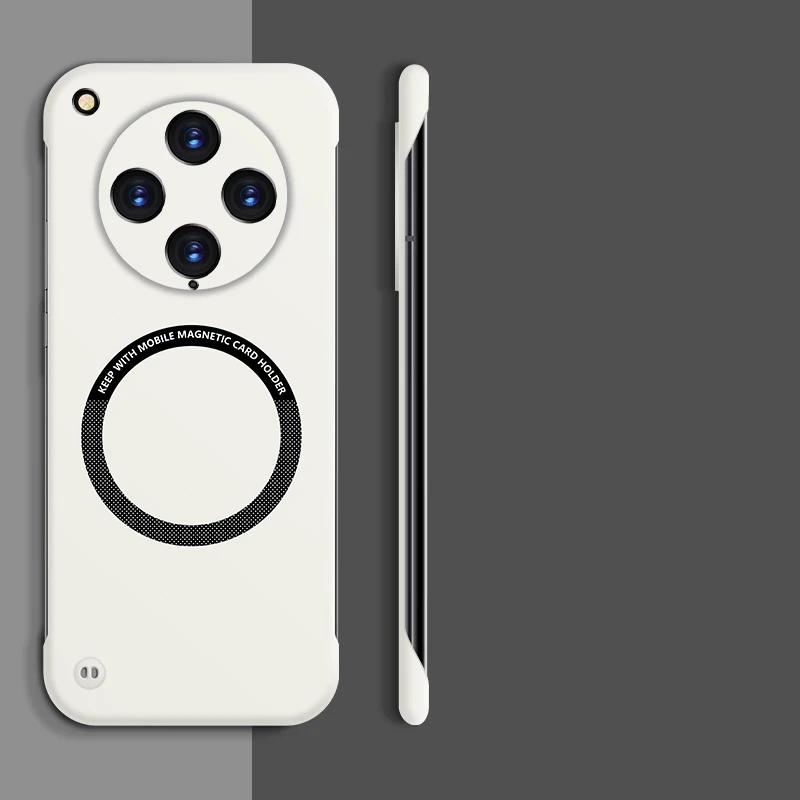 Для Magsafe Магнитный чехол для телефона OPPO Find X8 Pro Безрамный жесткий чехол для задней панели из ПК Беспроводные зарядные чехлы для Oppo Find X8 Pro Безрамный чехол Candy