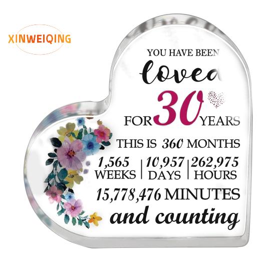 Орнамент в виде сердечка, прозрачный цветочный принт, подарок в виде сердца с гладкими краями, женщина-учитель, коллега, медсестра, доктор, благодарственный подарок