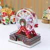 1pc Dreamy Rotating Glowing Ferris Wheel Music Box,Romantic Surprise for Christmas Tree,Creative Home Decor,Christmas Gift,Christmas Decorations Music