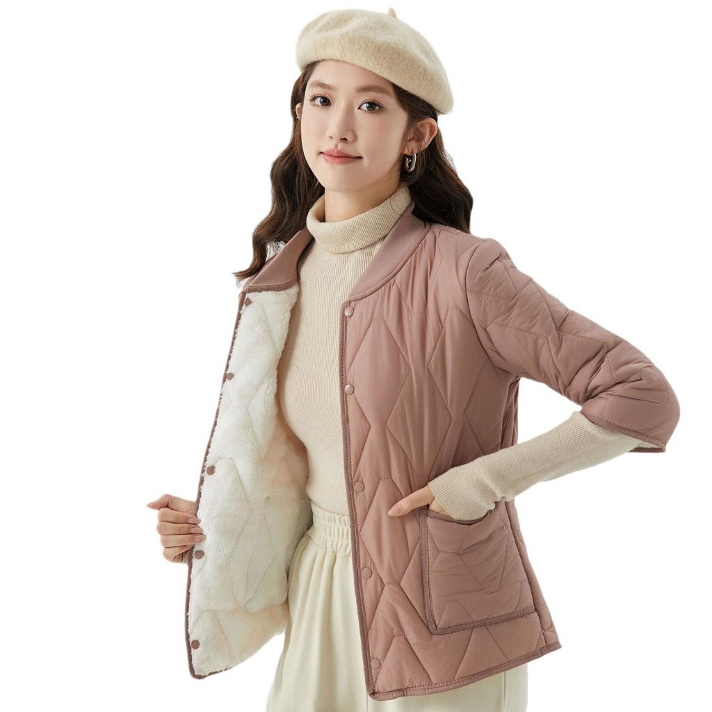 Женская легкая теплая хлопковая подкладка с рукавом семь восьмых Женская домашняя хлопковая одежда Хлопковая одежда с наполнителем Можно носить поверх топа 2509