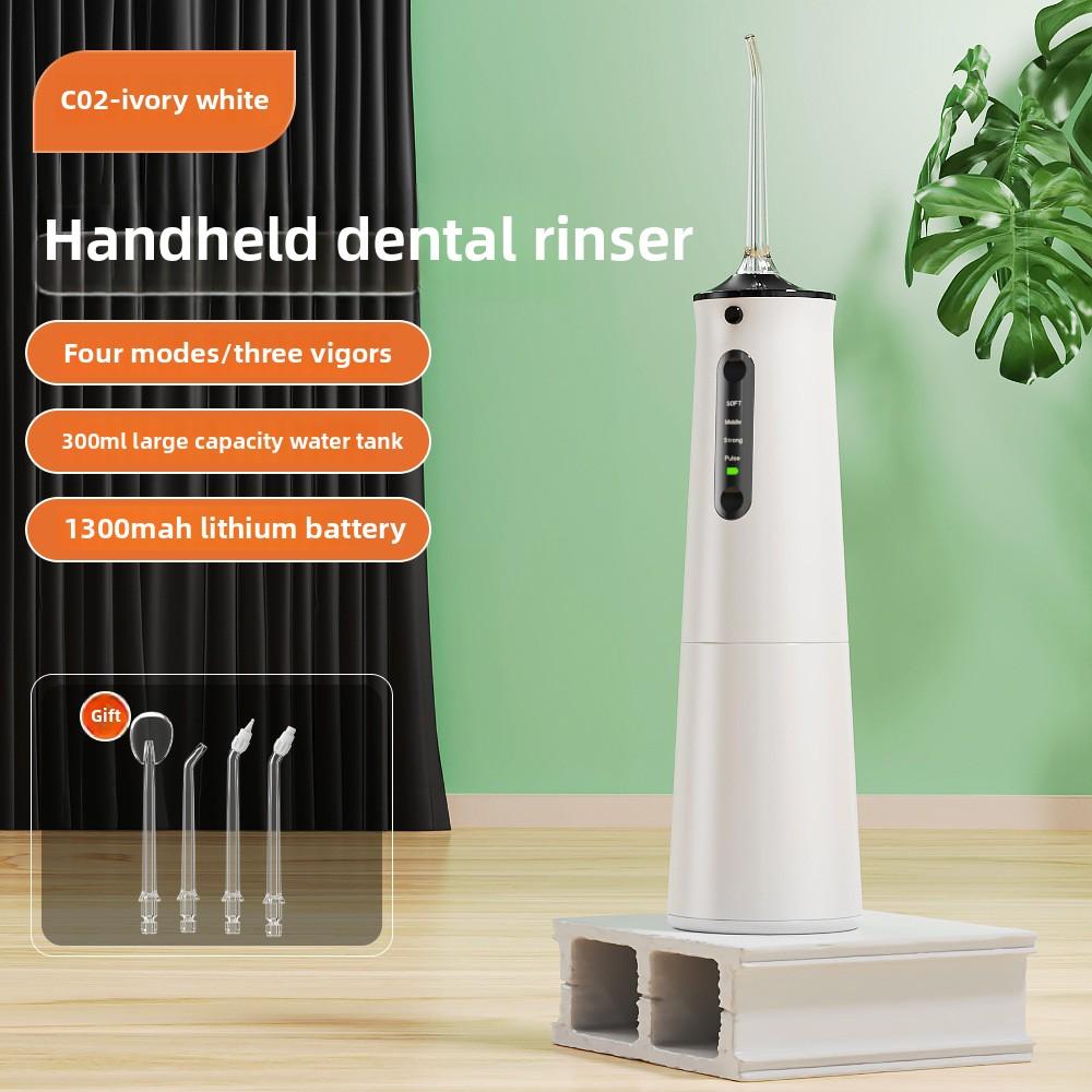 Dental Flusher Portable Water Floss Household Dental Cleaner Tartar Cleaning Electric Dental Cleaner